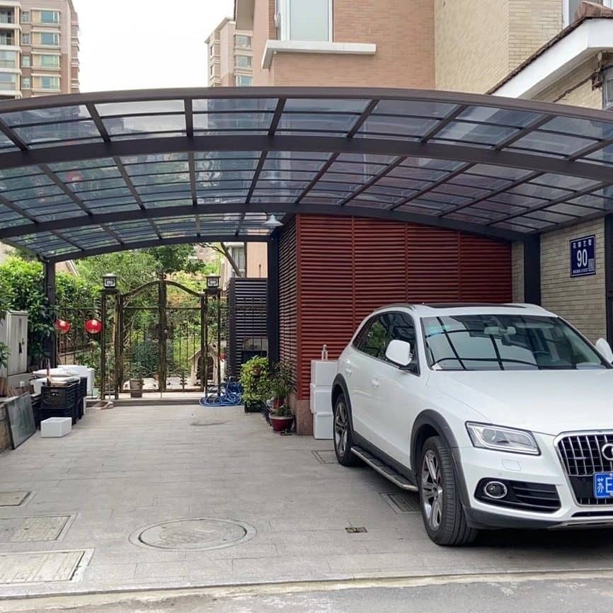 Aluminum Frame Material and Garages, Canopies & Carports Type Car Garage Shelter