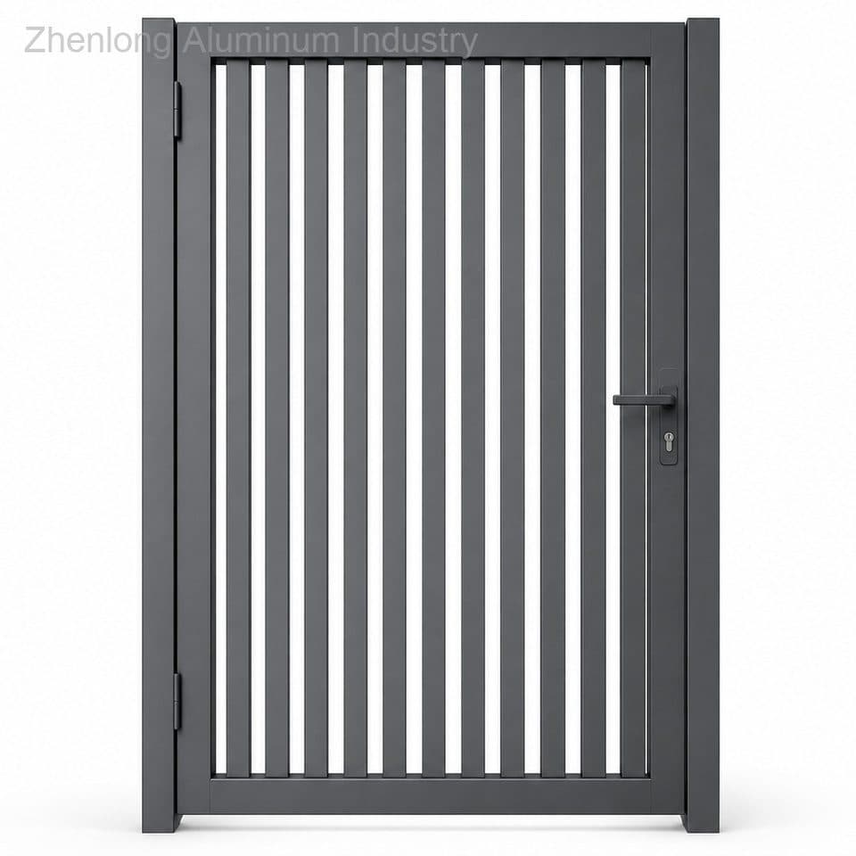Luxury Reinforced Villa Yard Entrance Door Custom Single Swing for Luxury Home